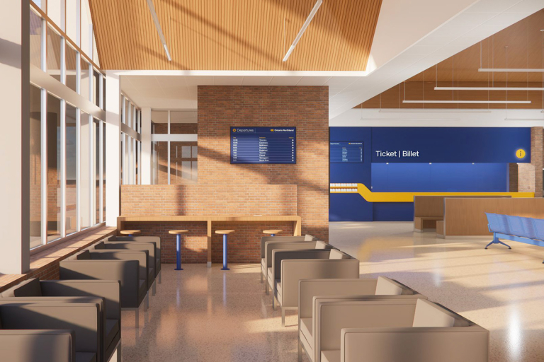 North Bay Station 3D Render